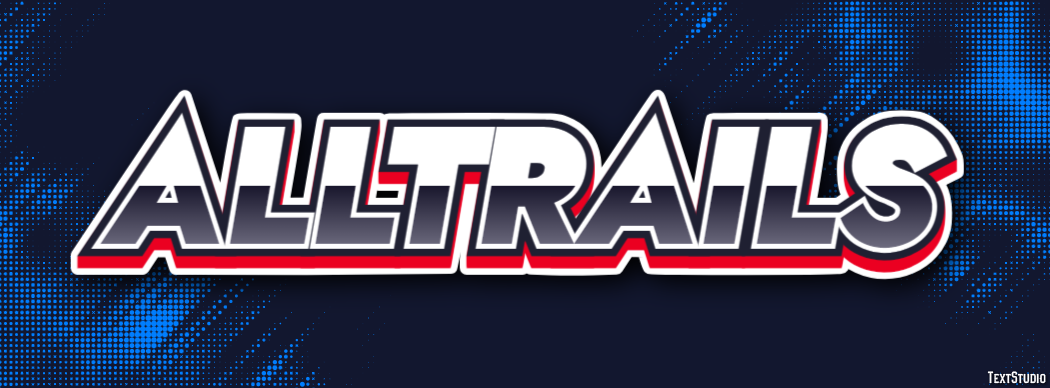 AllTrails Text Effect