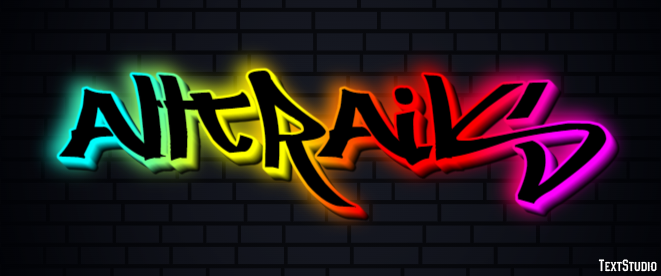 AllTrails Text effect