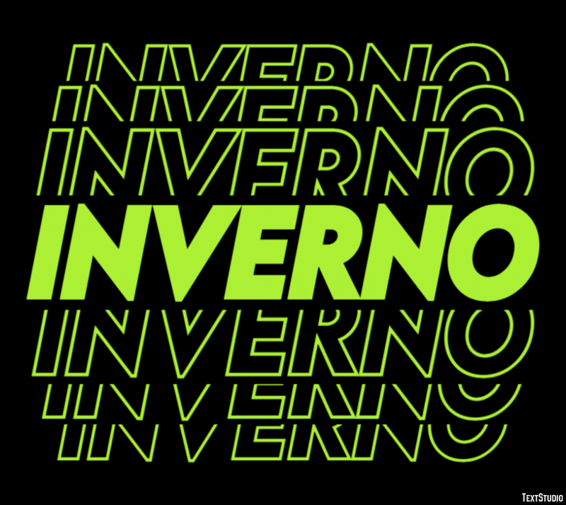 Inverno Efekt tekstowy
