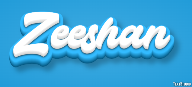 Zeeshan Text Effect