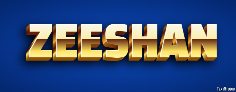 Zeeshan Text Effect
