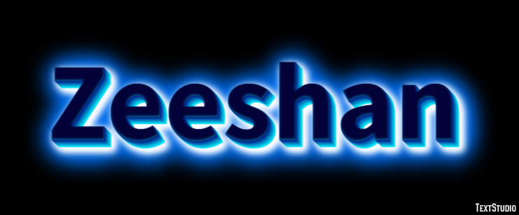 Zeeshan Text Effect