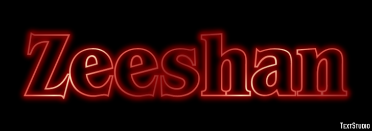 Zeeshan Text Effect