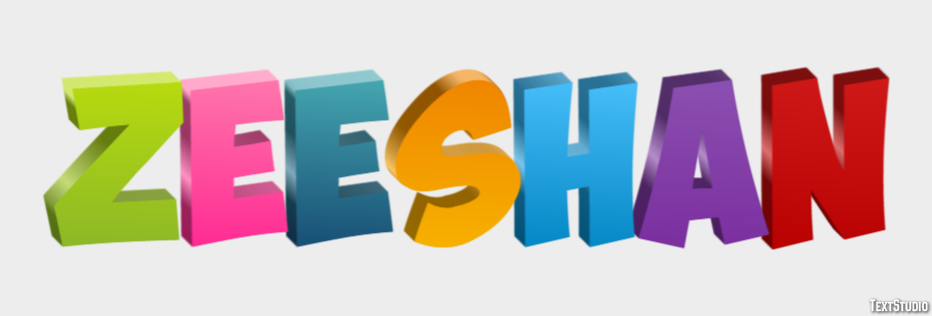 Zeeshan Text Effect
