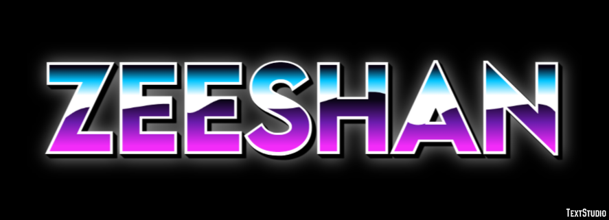 Zeeshan Text Effect
