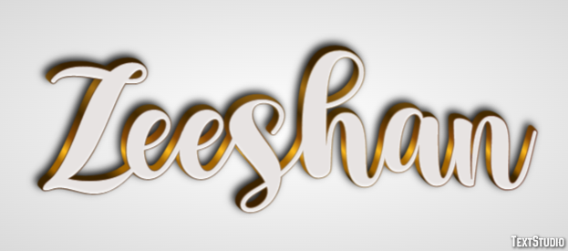 Zeeshan Text Effect