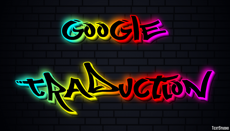 Google Traduction Tekst effect