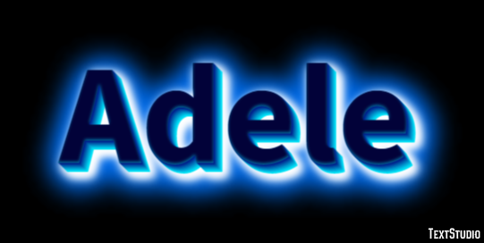 Adele Text effect