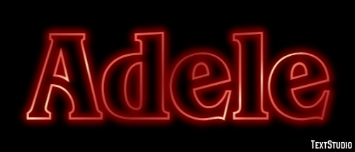 Adele Text effect
