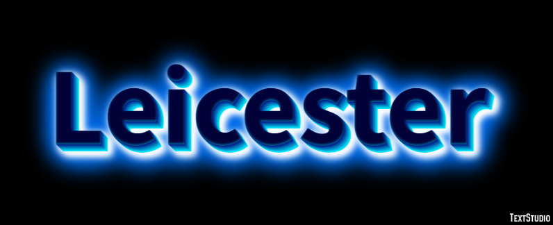 Leicester Texteffekt