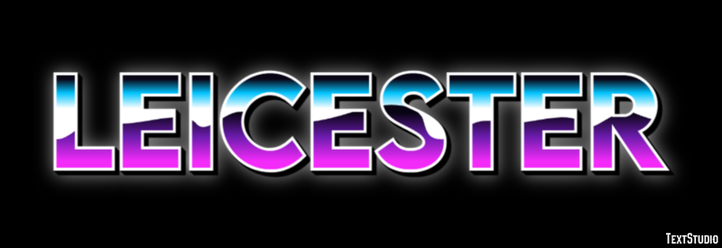Leicester Texteffekt