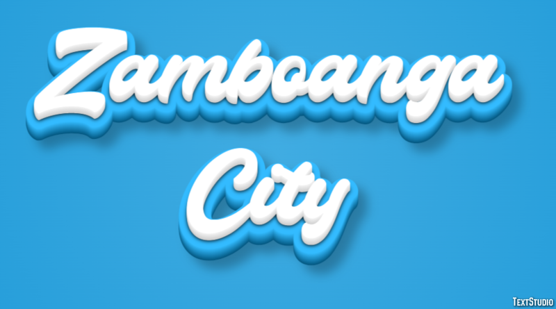 Zamboanga City Effetto testo