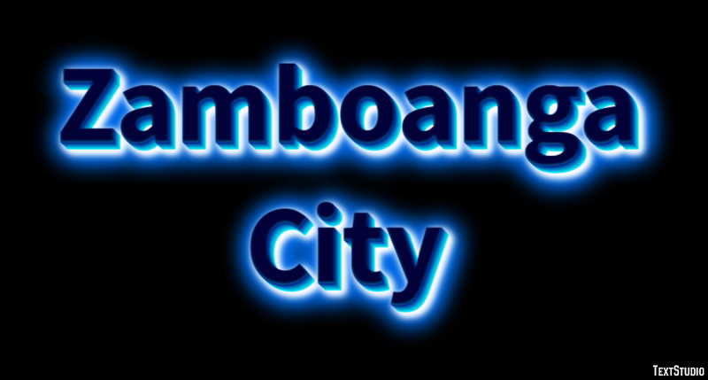 Zamboanga City Effetto testo