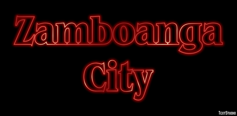 Zamboanga City Effetto testo