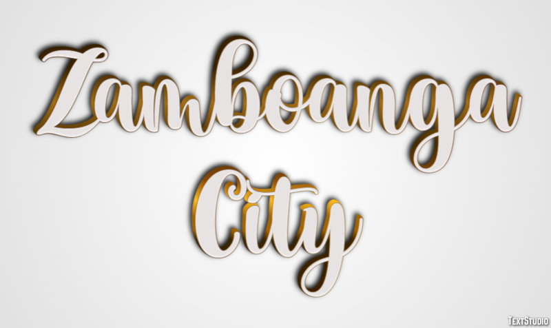 Zamboanga City Effetto testo