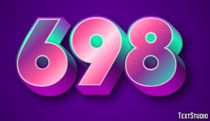 698 Text Effect