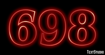 698 Text effect