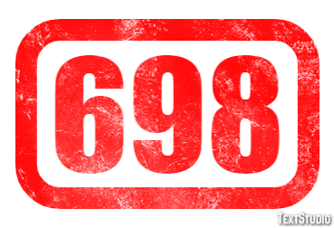 698 Text effect