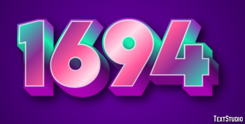 1694 Text Effect