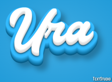 Ura Эффект текста