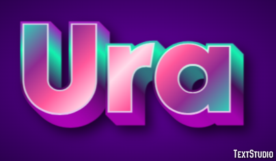Ura Эффект текста