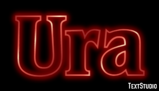 Ura Текстовый эффект