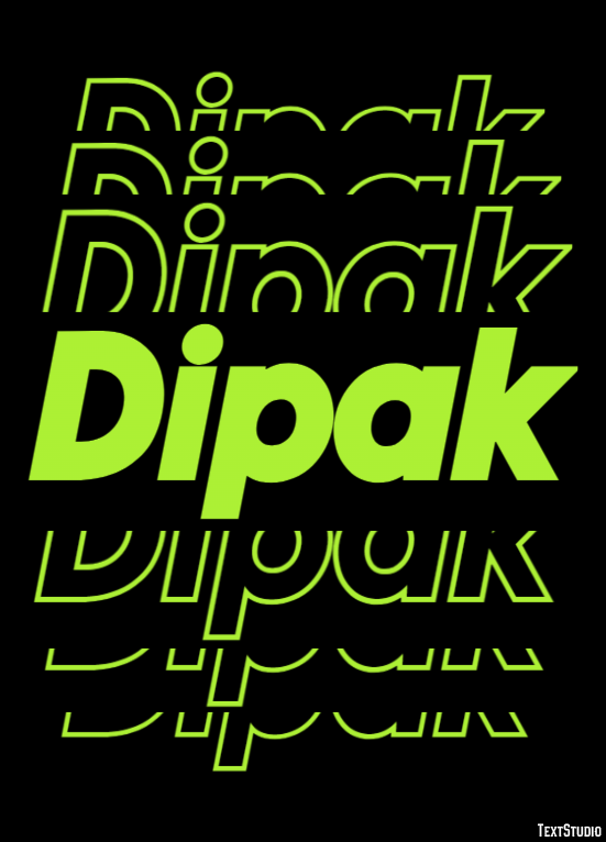 Dipak Tekst Effect