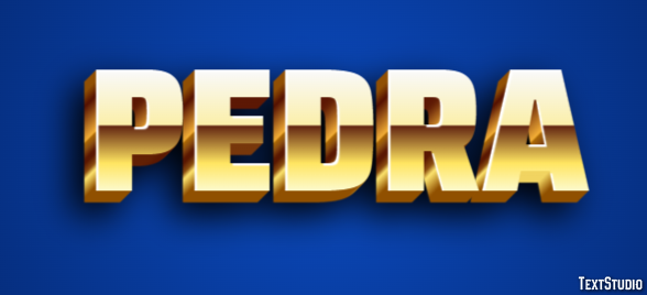 Pedra Efecto de texto