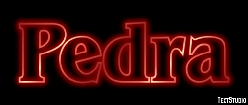 Pedra Efecto de texto