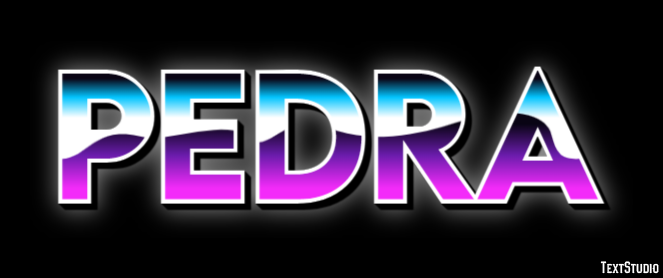 Pedra Efecto de Texto