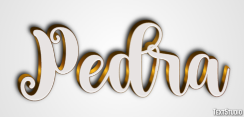 Pedra Efecto de texto