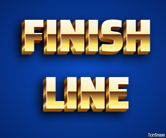 Finish Line Metin Efekti
