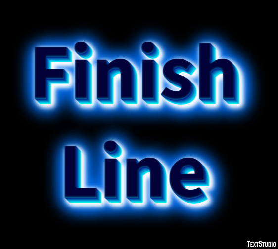 Finish Line Metin Efekti