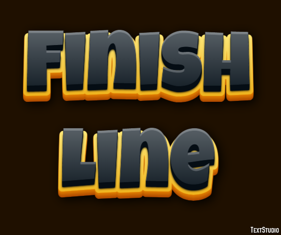 Finish Line Metin Efekti