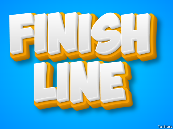 Finish Line Metin Efekti