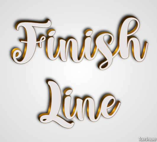 Finish Line Metin Efekti