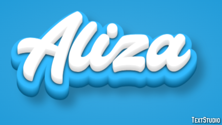 Aliza Text Effect