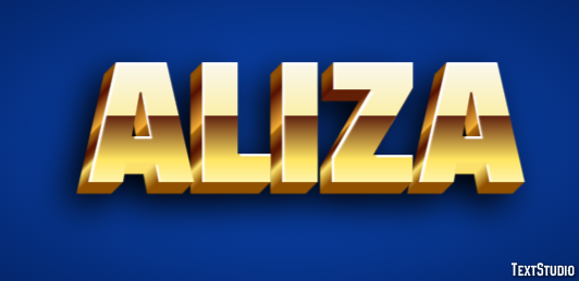 Aliza Text Effect