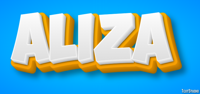 Aliza Text Effect
