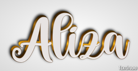 Aliza Text Effect