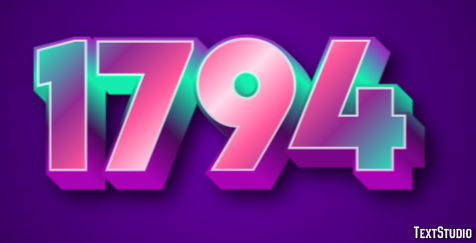 1794 Texteffekt