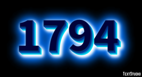1794 Текстовый эффект