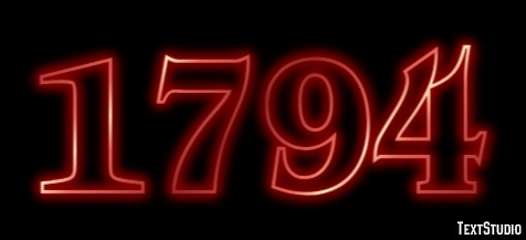 1794 Texteffekt