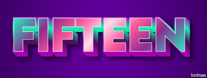 Fifteen Effet de Texte