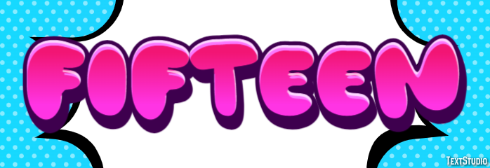 Fifteen Texteffekt