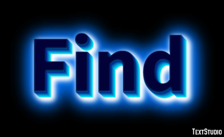 Find Text effect