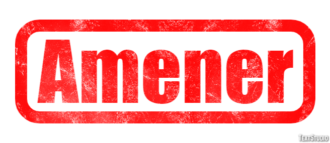 Amener Text effect