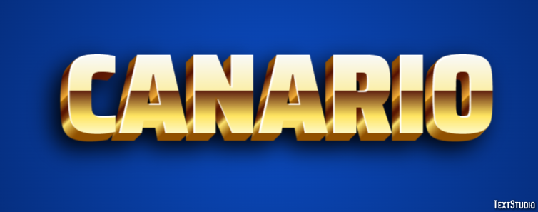 Canario Efecto de texto