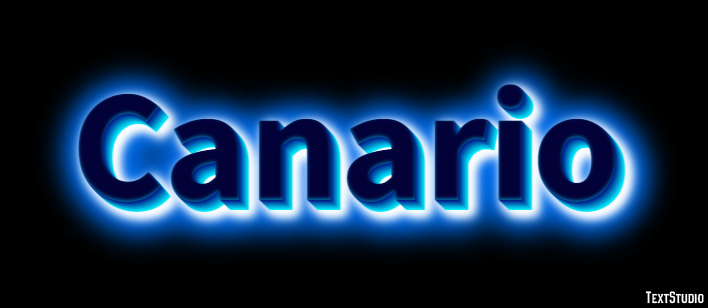 Canario Efecto de texto