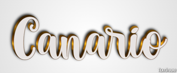 Canario Efecto de Texto